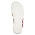 Jana 8-28266-44 Strap Flat Sandal in Orange/Fuchsia